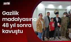 Gazilik madalyasına 48 yıl sonra kavuştu