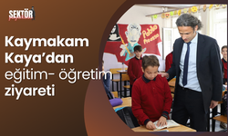 Kaymakam Kaya’dan eğitim- öğretim ziyareti