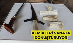 Kemikleri sanata dönüştürüyor