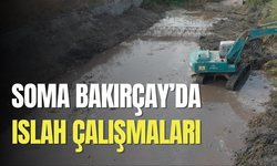 Soma Bakırçay’da ıslah çalışmaları