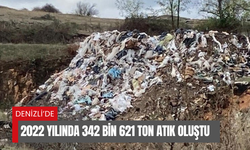 2022 yılında 342 bin 621 ton atık oluştu