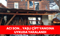 Acı son… Yaşlı çift yangına uykuda yakalandı