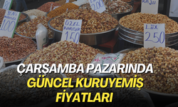 Çarşamba Pazarında Güncel Kuruyemiş Fiyatları 