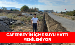 Caferbey’in içme suyu hattı yenileniyor