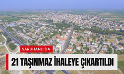 Saruhanlı’da 21 taşınmaz ihaleye çıkartıldı