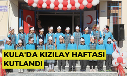 Kula'da Kızılay haftası kutlandı