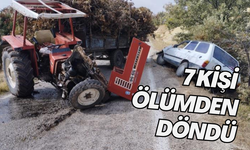 7 kişi  ölümden döndü