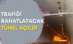 Trafiği rahatlatacak tünel açıldı