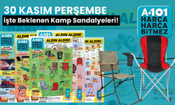 A101 30 Kasım Aktüel Kataloğu | Beklenen kamp sandalyeleri geldi!