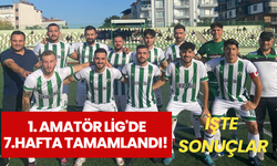 1. Amatör Lig'de 7.hafta tamamlandı! İşte sonuçlar