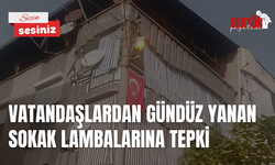 Vatandaşlardan gündüz yanan sokak lambalarına tepki