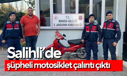 Salihli’de şüpheli motosiklet çalıntı çıktı