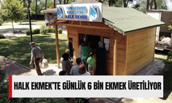 Halk Ekmek’te günlük 6 bin ekmek üretiliyor