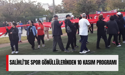 Salihli’de spor gönüllülerinden 10 Kasım programı