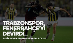 Trabzonspor, Fenerbahçe'yi devirdi...