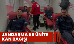 Jandarma 56 ünite  kan bağışı