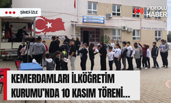 Kemerdamları İlköğretim Kurumu’nda 10 Kasım töreni…