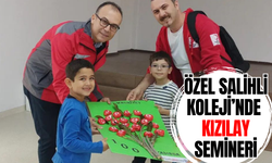 Özel Salihli Koleji’nde  KIZILAY semineri