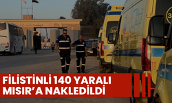 Filistinli 140 yaralı Mısır’a nakledildi