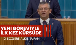 Yeni göreviyle ilk kez kürsüde: O sözlere alkış tufanı