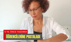 Öğrencilerin 5 yıl önce kendilerine yazdıkları mektuplar postalandı