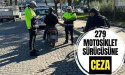 279 motosiklet sürücüsüne ceza yağdı