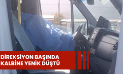 Direksiyon başında kalbine yenik düştü