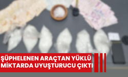 Şüphelenen araçtan yüklü miktarda uyuşturucu çıktı