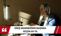 Malatya'da dikiş makinesinin başında geçen 60 yıl