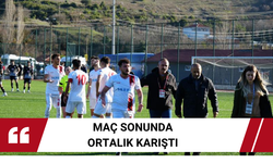 Maç sonunda ortalık karıştı