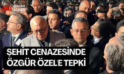 Şehit cenazesinde Özgür Özel'e tepki