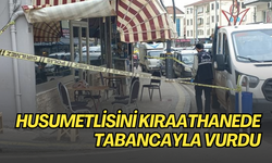 Husumetlisini kıraathanede tabancayla vurdu