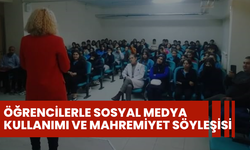 Öğrencilerle sosyal medya kullanımı ve mahremiyet söyleşisi