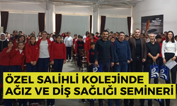 Özel  Salihli Kolejinde ağız ve diş sağlığı semineri