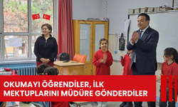 Okumayı öğrendiler, ilk mektuplarını müdüre gönderdiler