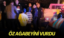 Öz ağabeyini vurdu