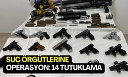 Jandarma’dan organize suç örgütlerine operasyon: 14 tutuklama