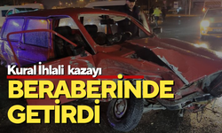 Kural ihlali kazayı da beraberinde getirdi: 3 yaralı