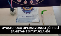 Uyuşturucu operasyonu: 4 şüpheli şahıstan 2’si tutuklandı