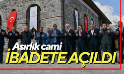 Bolu'da asırlık cami ibadete açıldı