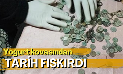 Yoğurt kovasından tarih fışkırdı