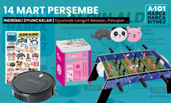 A101 14 Mart: Bu Oyuncakları Kaçırma!  | Oyuncak Robot Süpürge, Langırt Masası, Barbie Buzdolabı, Dondurmacı Seti, Ramazan Davulu...