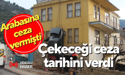 Arabasına ceza verdi, ceza tarihini de belirledi