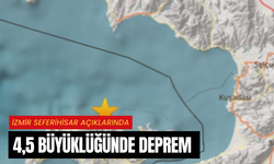 İzmir Seferihisar açıklarında  deprem