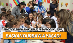 Şehzadeler'in minikleri 23 Nisan coşkusunu Başkan Durbay'la yaşadı