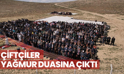 Çiftçiler yağmur duasına çıktı