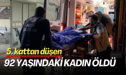 5. kattan düşen 92 yaşındaki kadın öldü