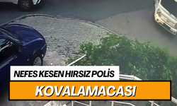 Nefes kesen hırsız polis kovalamacası