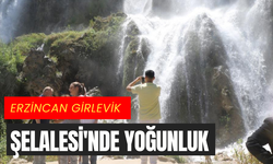 Erzincan Girlevik Şelalesi'nde yoğunluk