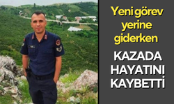 Yeni görev yerine giderken kazada hayatını kaybetti